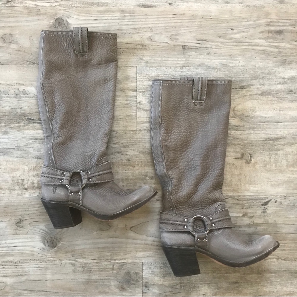 Frye Carmen Harness Tall Boots